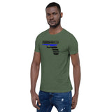 Thin Blue Line Short-Sleeve Unisex T-Shirt